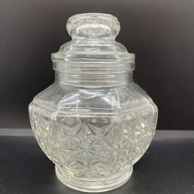 Klares Pressglas Ingwerglas Urne Aufbewahrungsglas Topf Wohnkultur Ornament 4