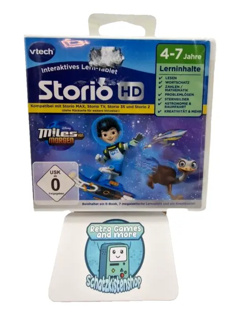 Vtech Storio MAX TV 35 2 HD Miles von Morgen Lernen Kinder - NEU & OVP!!