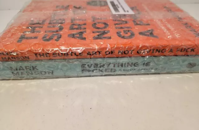 Everything Is Fcked Subtle Art of Not Giving Fck, (2 Books Set New) Mark Manson