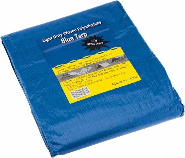 Value Collection 30' Long x 15' Wide Polyethylene Tarp & Dust Cover Blue