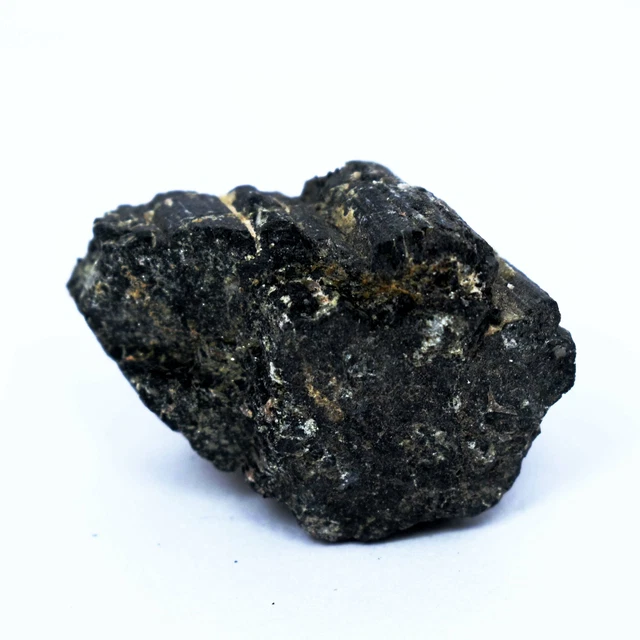 169.35 Cts Natural Black Nigerian Tourmaline Uncut Certified Gemstone Rough