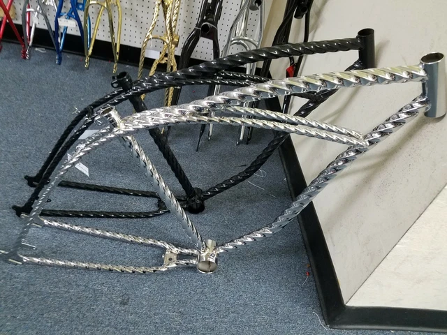 twisted frame lowrider bike