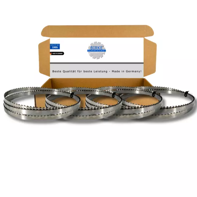 🔵4er SET Birke® UDDEHOLM & GEHÄRTET Bandsägeblätter 1400-1790mm Breite 6-15mm🔵 2