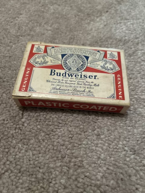 Vintage Budweiser Playing Cards