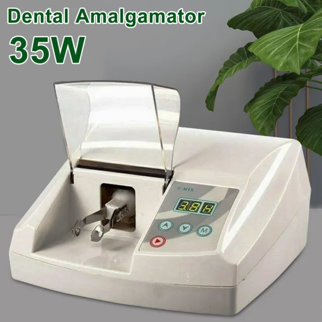 35W Dental Lab Electric Amalgamator High Speed Amalgam Capsule Mixer Blender NEW