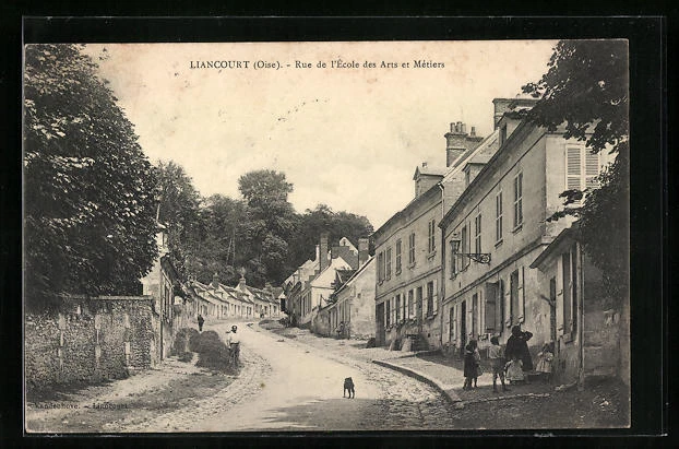 CPA Liancourt, Rue de l´Ecole des Arts et Métiers