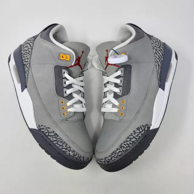 Nike Air Jordan 3 Retro Cool Grey (2021) Size UK 8.5 / US 9.5 Pre-Owned Trainers