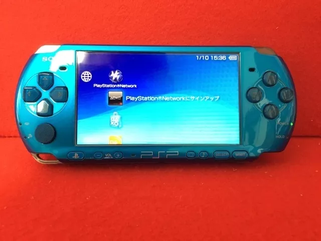 8GB PSP Playstation Portable Vibrant Blue PSP 3000 VB JAPAN game SONY 8