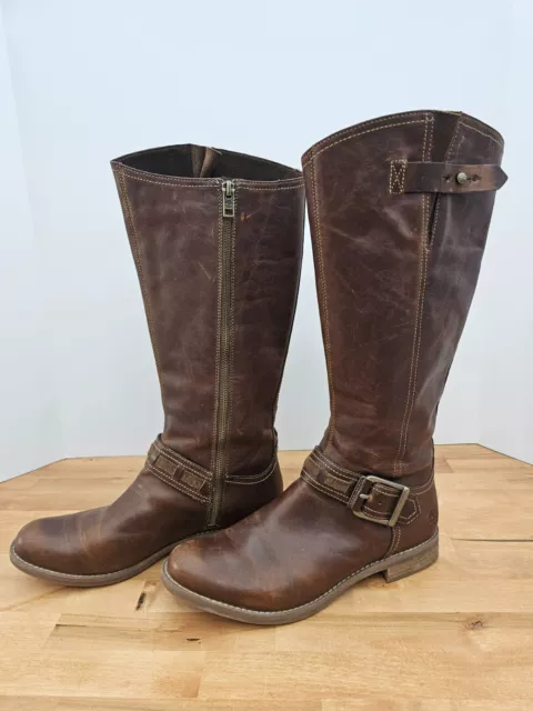 Timberland Earthkeepers Savin Hill Tall Riding Boots 8548R Brown Womens Sz 9