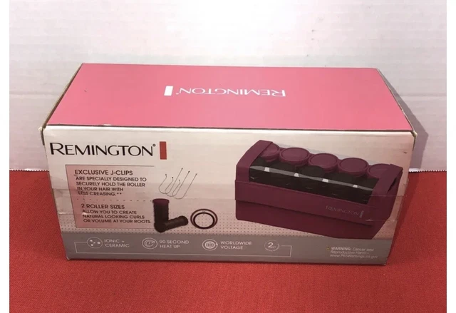 Remington Hair Hot Rollers Compact Ceramic Worldwide Voltage Travel Setter open