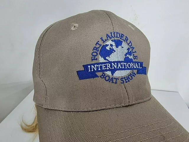 Boat Show Hat Fort Lauderdale International Boat Show Cap "Largest In The World"