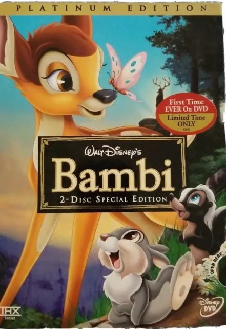 Walt Disney's Bambi DVD 2 Disc Special Edition Platinum  NEW