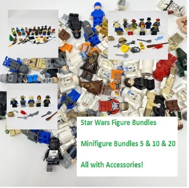 LEGO MINI FIGURINES Pas Cher Star Wars, Aléatoire Faisceaux Lot De &  Accessoires EUR 7,50 - PicClick FR
