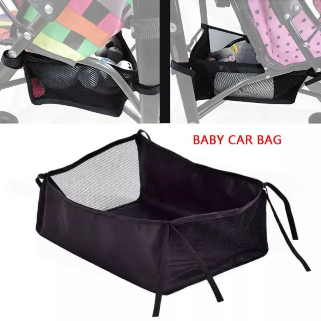 Universal Baby Pushchair Pram Stroller Storage Bottom Basket Shopping Tool Bag