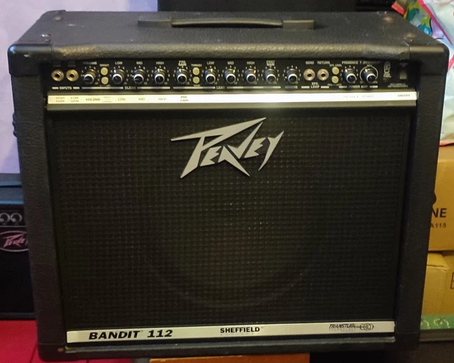 amplificateur guitare peavey bandit 112 transtube sheffield et son foot switch