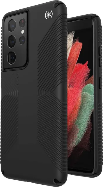 Pack 2 Speck Presidio2 Grip Case for Samsung Galaxy S21 Ultra 5G - Black