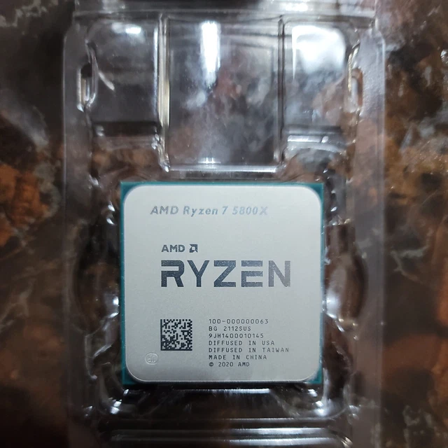 長期保管品 AMD Ryzen 7 5800X Desktop Processor (4.7GHz， 8 Cores
