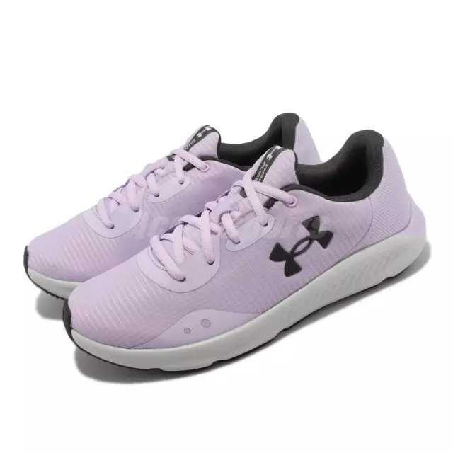 Under Armour Charged Pursuit 3 BL UA Black White Women Running