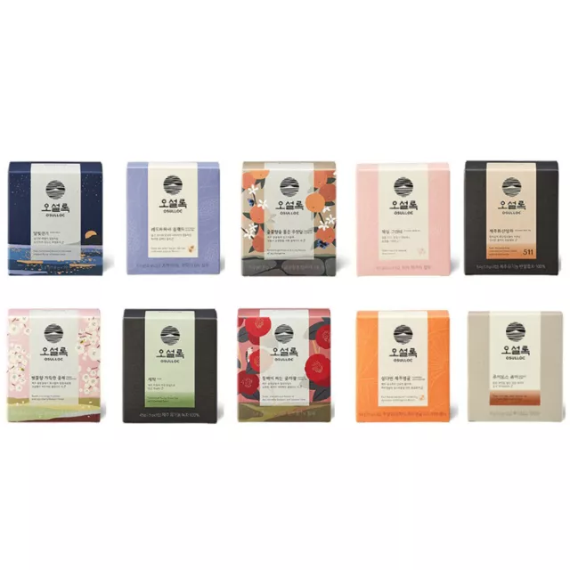 OSULLOC Tea Bag Series 3 Tea Bags 11 Flavors Green Tea Black Tea Korean Tea