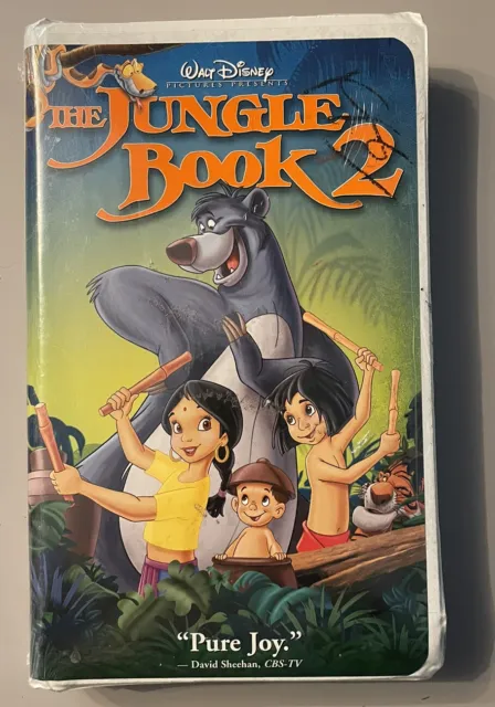 NEW SEALED - The Jungle Book 2 (VHS, 2003) Walt Disney Video, Clamshell Case