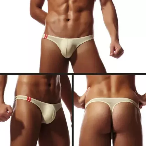 Sexy slip perizoma thong c string intimo uomo hot taglia  L colore ALBICOCCA.