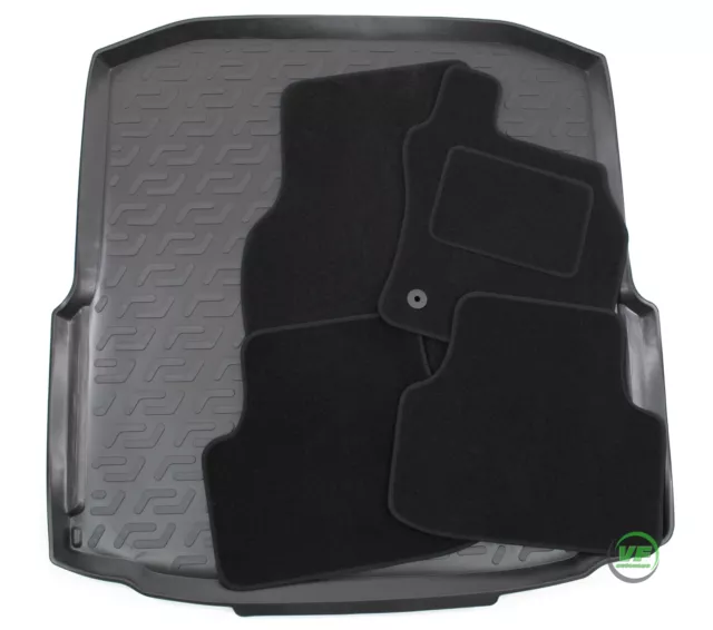 COMBO SET car mats + boot liner for SKODA OCTAVIA mk3 ESTATE 13-20