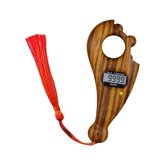 Compteur De Perles De Prière Numérique LED - Résine, écran électronique, Compteur à Roulette, Portable 12x5x2 Cm - 6