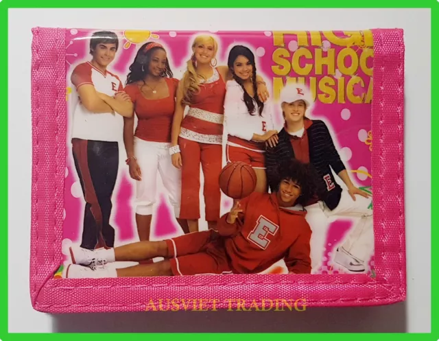 Brandnew High School Musical girls kids cartoon Wallet coin Purse trifold