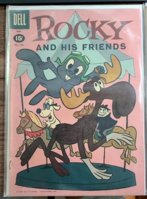 Rocky and His Friends #3 Dell 1166 (1961)