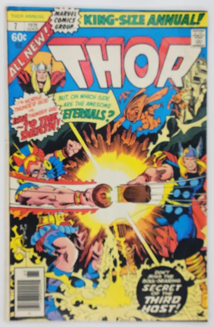 Thor King Size Annual #7 1978 4.5 VG+ Early Eternals Appear; 1st Inca ThunderGod