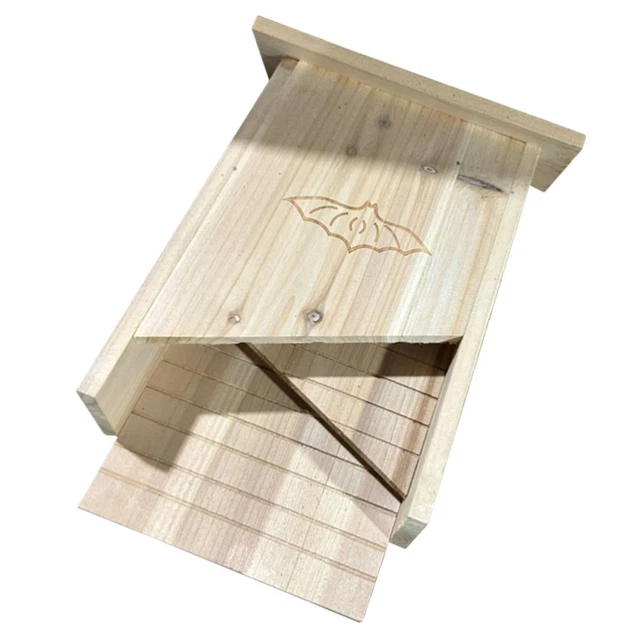 OutdoorBat Box refugio de murciélagos hecho a mano de madera, casa de murciélagos,