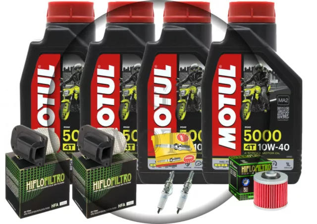 Kit Tagliando Yamaha Xtz 750 Supertenere Olio Motul Filtro Olio Aria Candele