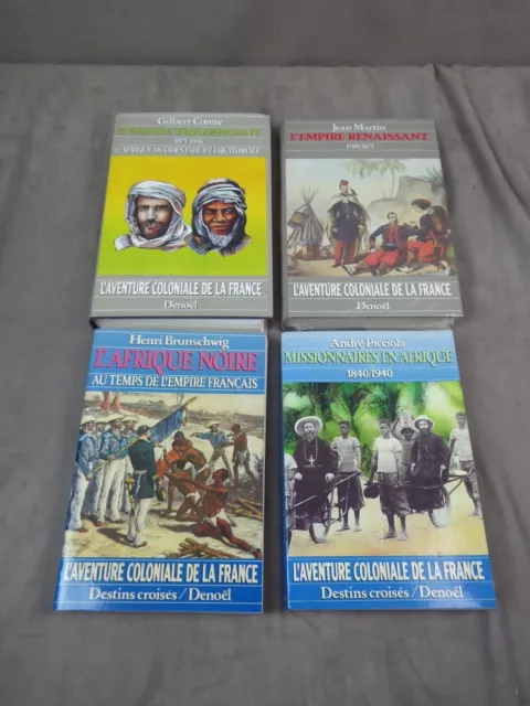 L'AVENTURE COLONIALE DE LA FRANCE. 4 volumes.