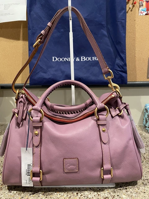 NWT DOONEY & BOURKE Florentine Leather Medium Satchel ~ Mauve $438