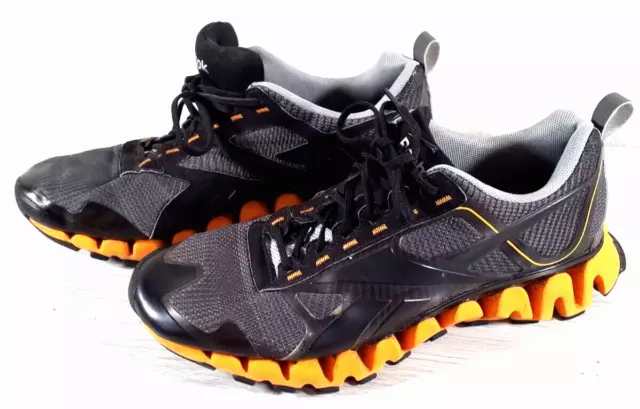 REEBOK ZIGTECH ACTIVATE Mens Size 8.5 US Grey Black Yellow orange Running 39.95 PicClick