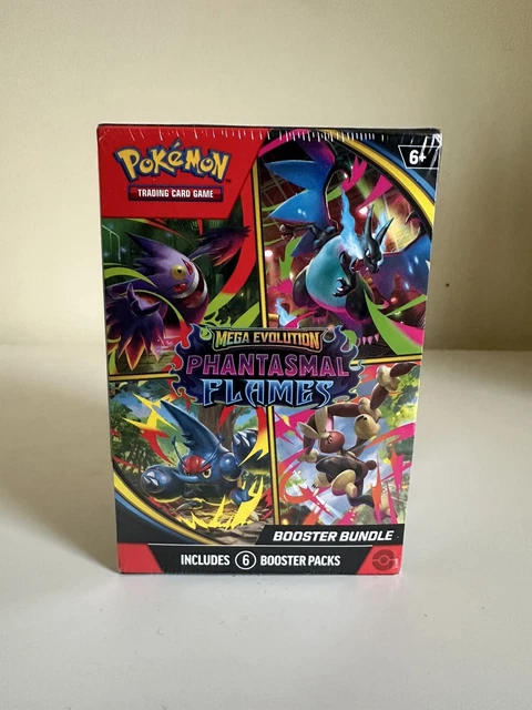 3 Pack Blister Pokemon TCG: MEGA EVOLUTIONS - Phantasmal Flames Booster Bundle Pack (Factory Sealed) Phantasmal Flames Pokemon Pre Order 3 Pack Blister Pokemon TCG: MEGA EVOLUTIONS - Phantasmal Flames Booster Bundle Pack (Factory Sealed) Phantasmal Flames Pokemon Pre Order