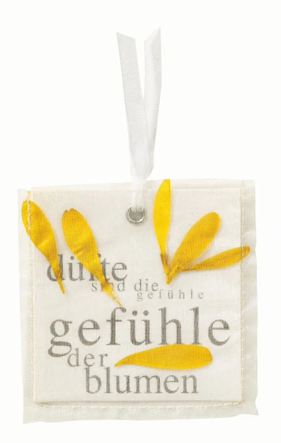 Geschenkbrief Glückwunschkarte DÜFTE SIND DIE GEFÜHLE DER BLUMEN