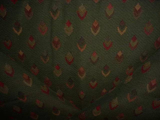 5-1/8Y Robert Allen Copper Navy Gold Claret Southwest Chevron Upholstery Fabric