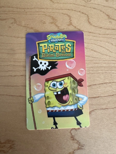 SPONGEBOB PIRATES OF bikini bottom Arcade Card - 008 SpongeBob SquarePants  $4.99 - PicClick