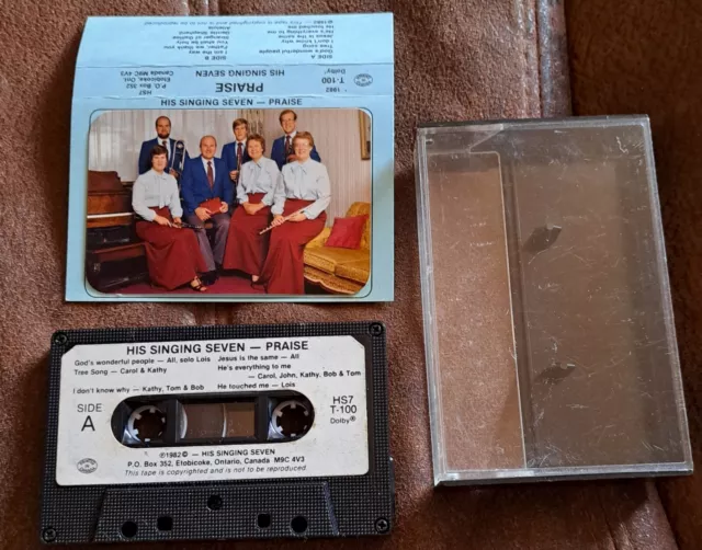 His Singing Seven Praise 1982 Cassette Tape Christian