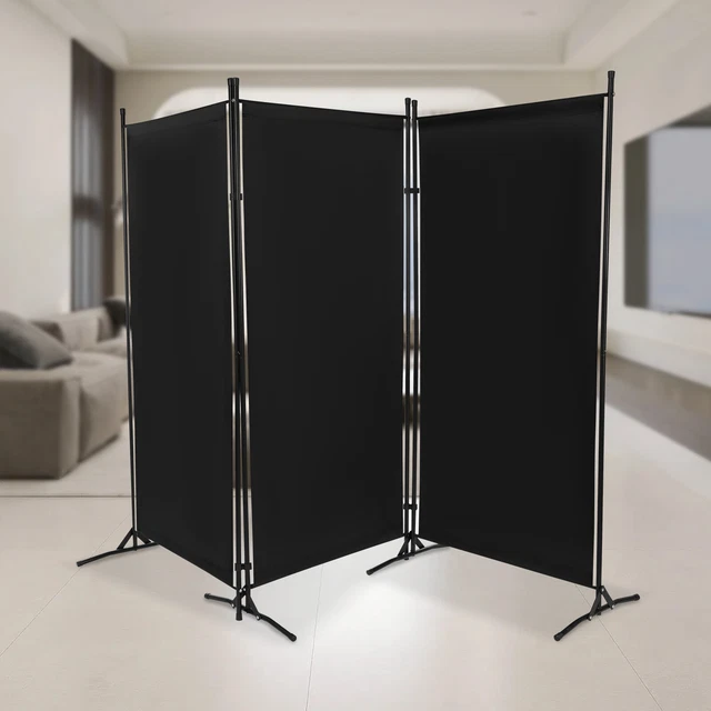 FANTASK Raumteiler Auf Rollen – 3-teiliger Paravent Als Flexibler Sichtschutz