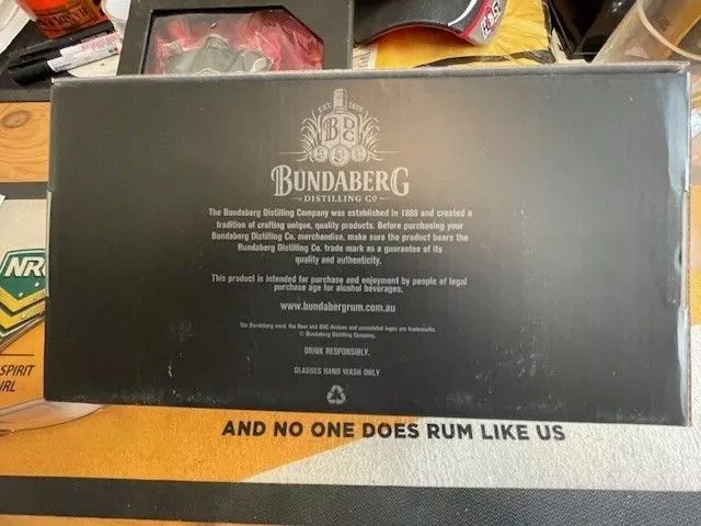 Bundaberg Rum Boxed Glasses and Key Ring 3