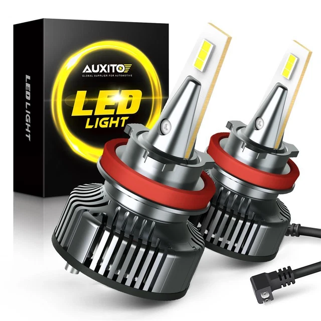 AUXITO H11B H11 LED Headlight Bulb Extension Cable Wire Harness for Hyundai/Kia