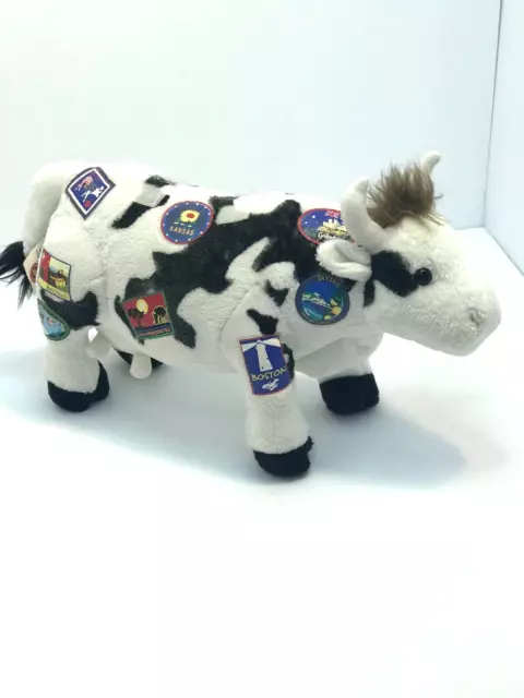 Cow Parade 2006 World Traveled Cow limited edition Flexy  Herrington Teddy Bear