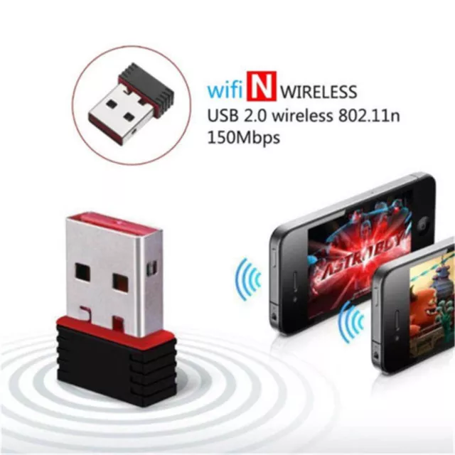 usb 2.0 wifi wireless adapter network internet lan card 802.11n/g/b mini d_bj