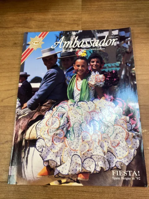 twa ambassador magazine April 1991