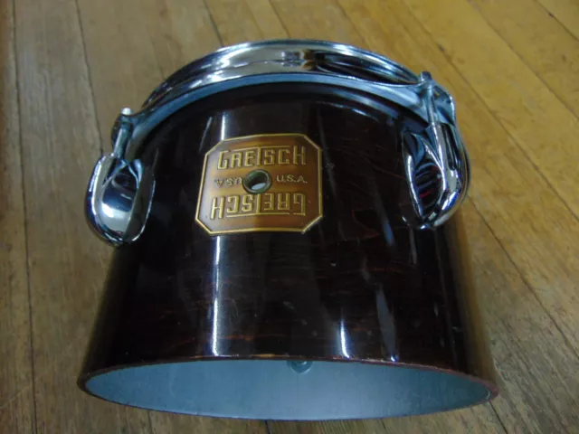 Vintage Late 70's Gretsch 8 x 5.5 Concert Tom Drum Walnut