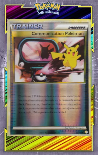 Pokemon Reverse Communication - HS01 - 98/123 - French Pokemon Card