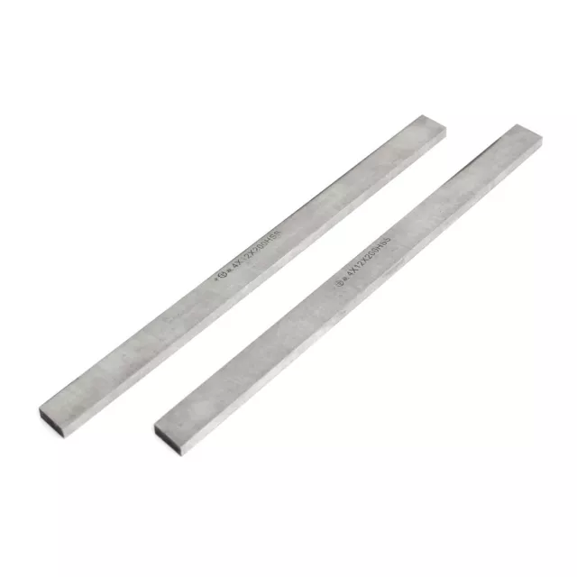 2 x acier rapide HSS outil Fraise Tour Pointe 4mmx12mmx200mm