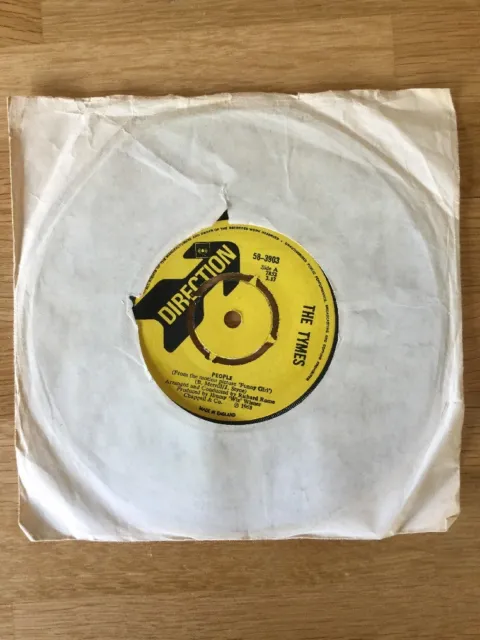 The Tymes. People. 7” Single. 58-3903. 1968